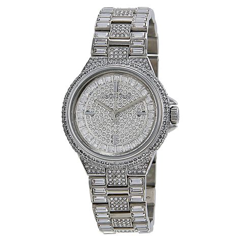 silver women's watch michael kors|michael kors camille women's watch.